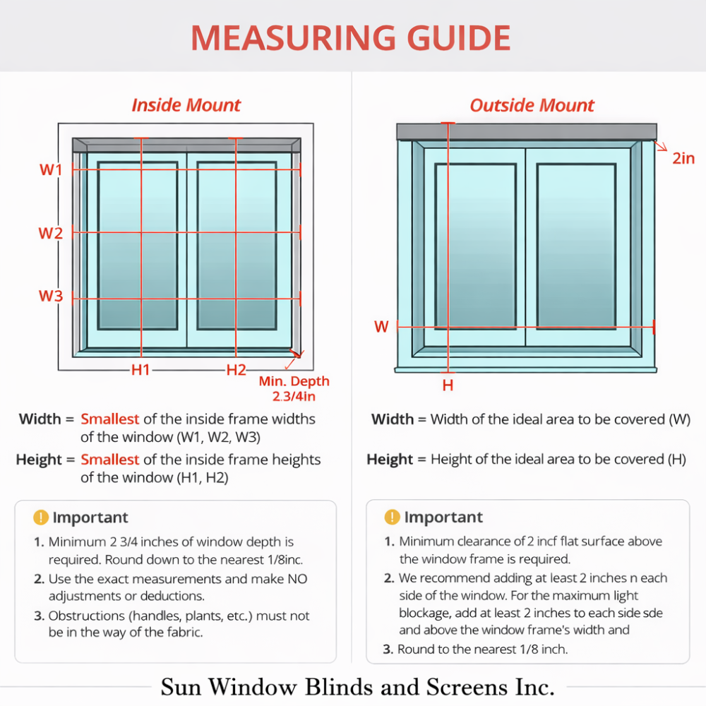 How to Measure Windows for Blinds?